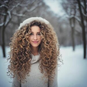 how to take care of curly hair in winter